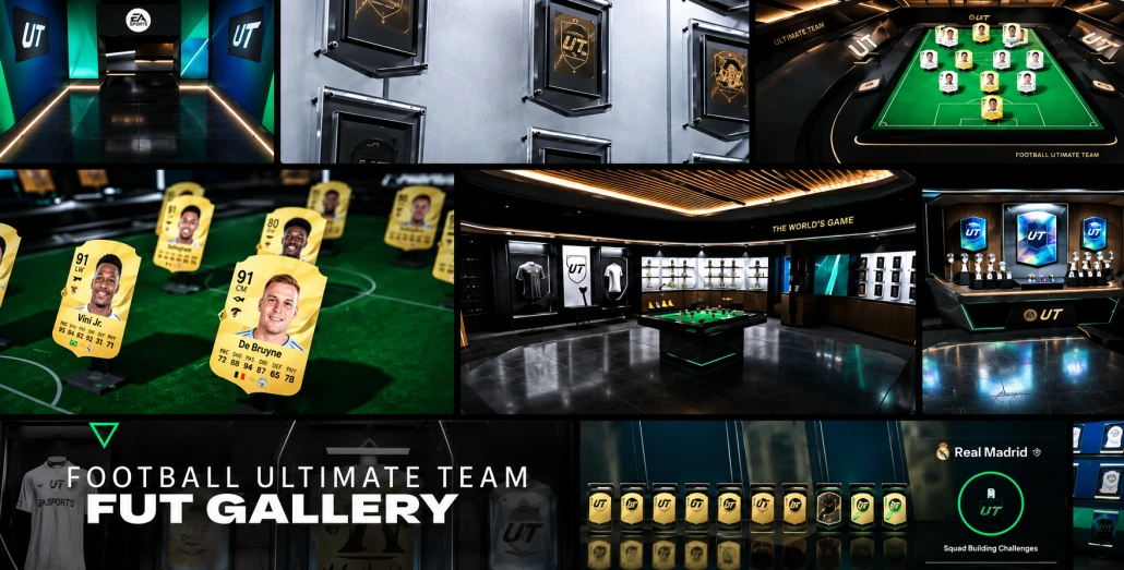 FC 27 FUT Gallery screen showing collection Sets and Gallery Level progress