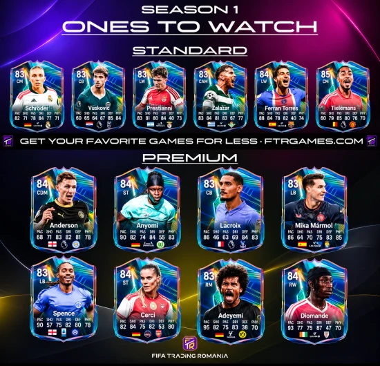 FC 27 Season 1 Ones to Watch Season Pass screen running 17 September to 22 October