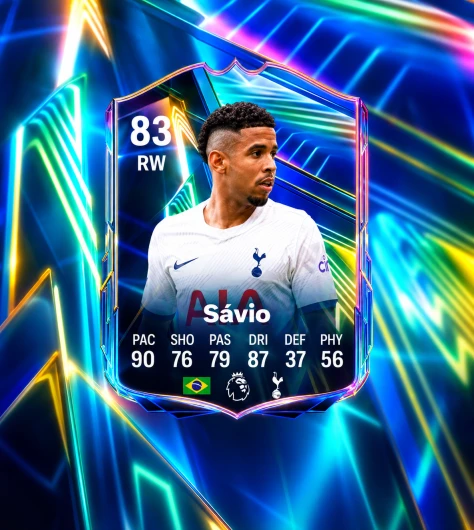 Savio 83 rated FC 27 Ones to Watch card after his move to Tottenham