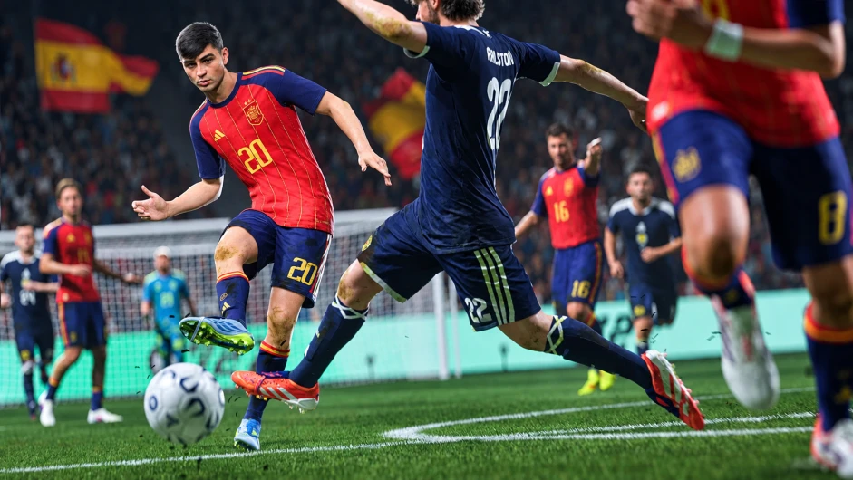 EA FC 27 Gameplay Deep Dive Defending Changes showing manual jockey and stand tackle updates