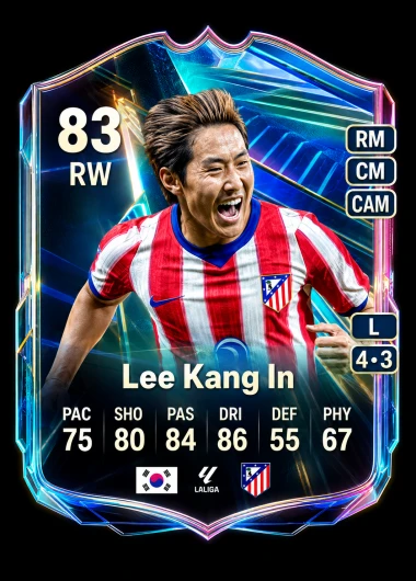 Lee Kang In Ones to Watch card, the FC 27 Season Pass Level 15 reward