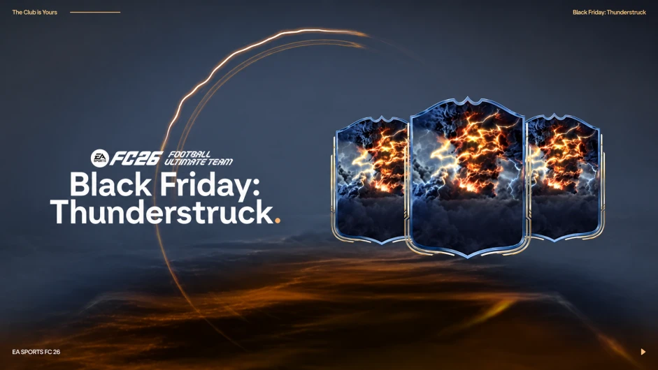 Ultimate Team 中的 FC 26 Black Friday Thunderstruck
